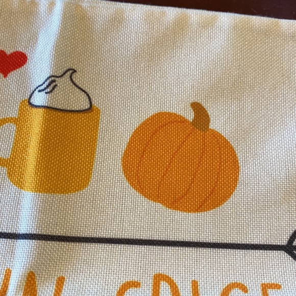 NWOT “Pumpkin Spice and Everything Nice” Pillow Cover - Picture 4 of 13